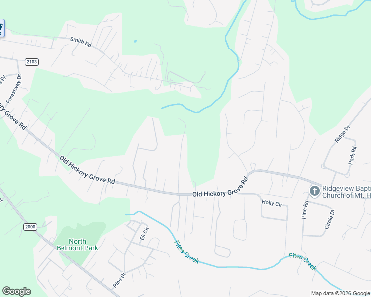 map of restaurants, bars, coffee shops, grocery stores, and more near 162 East P Rhyne Road in Mount Holly