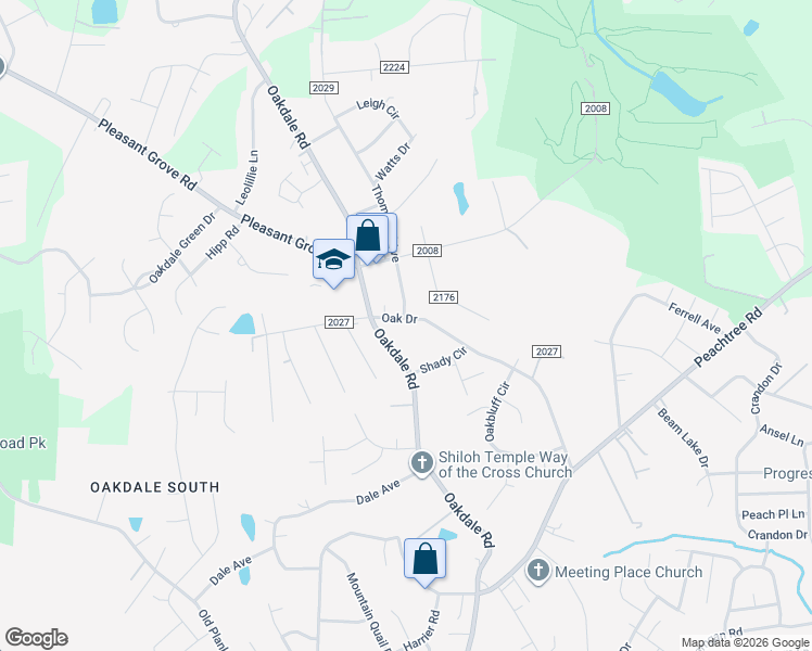 map of restaurants, bars, coffee shops, grocery stores, and more near in Charlotte