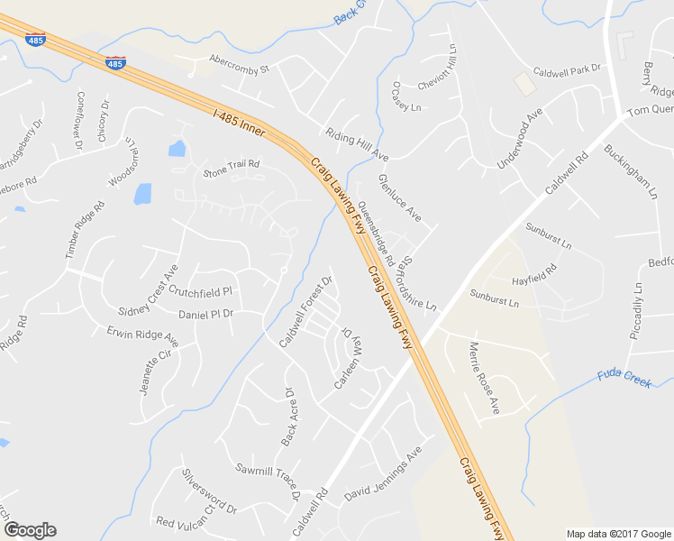 map of restaurants, bars, coffee shops, grocery stores, and more near 10406 Cochran Ridge Avenue in Charlotte