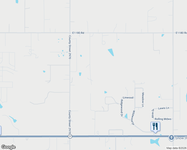 map of restaurants, bars, coffee shops, grocery stores, and more near 428 Cinderwood Court in Tuttle