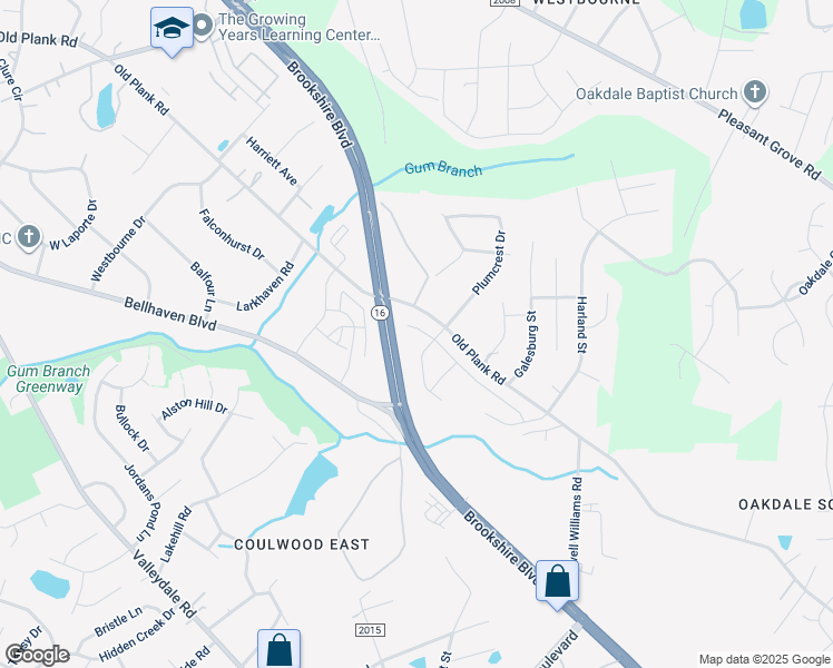 map of restaurants, bars, coffee shops, grocery stores, and more near 7508 Plank Road in Charlotte