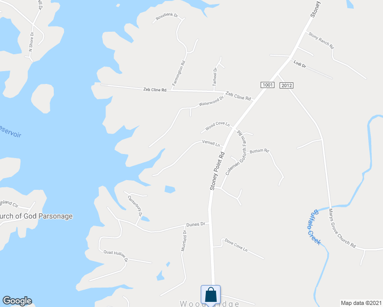 map of restaurants, bars, coffee shops, grocery stores, and more near 3026 Vernell Lane in Shelby