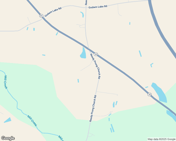 map of restaurants, bars, coffee shops, grocery stores, and more near 1092 Reedy Prong Church Rd in Newton Grove