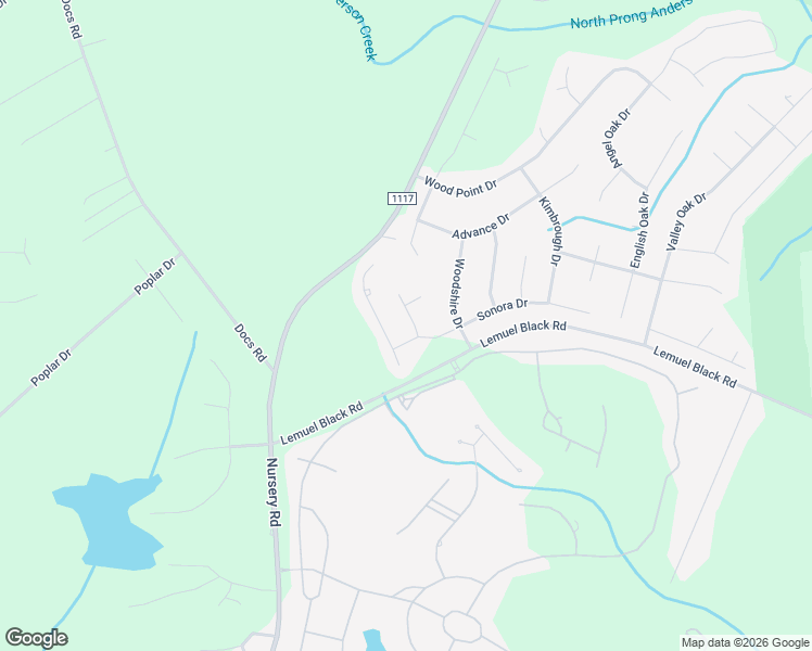 map of restaurants, bars, coffee shops, grocery stores, and more near 31 Cottonade Circle in Lillington