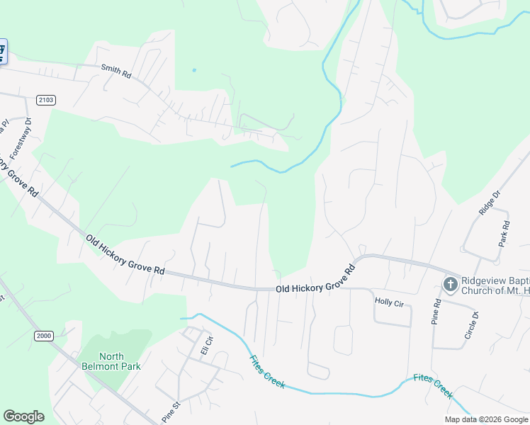 map of restaurants, bars, coffee shops, grocery stores, and more near 162 East P Rhyne Road in Mount Holly