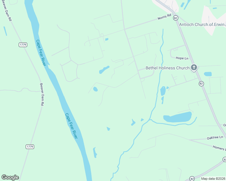 map of restaurants, bars, coffee shops, grocery stores, and more near 225 Chicora Club Drive in Dunn