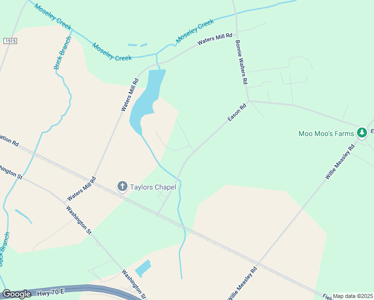 map of restaurants, bars, coffee shops, grocery stores, and more near 5131-5199 Eason Road in La Grange