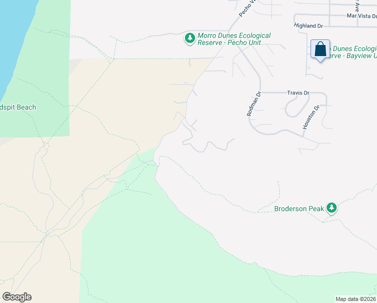 map of restaurants, bars, coffee shops, grocery stores, and more near 2750 Pecho Valley Road in Baywood-Los Osos