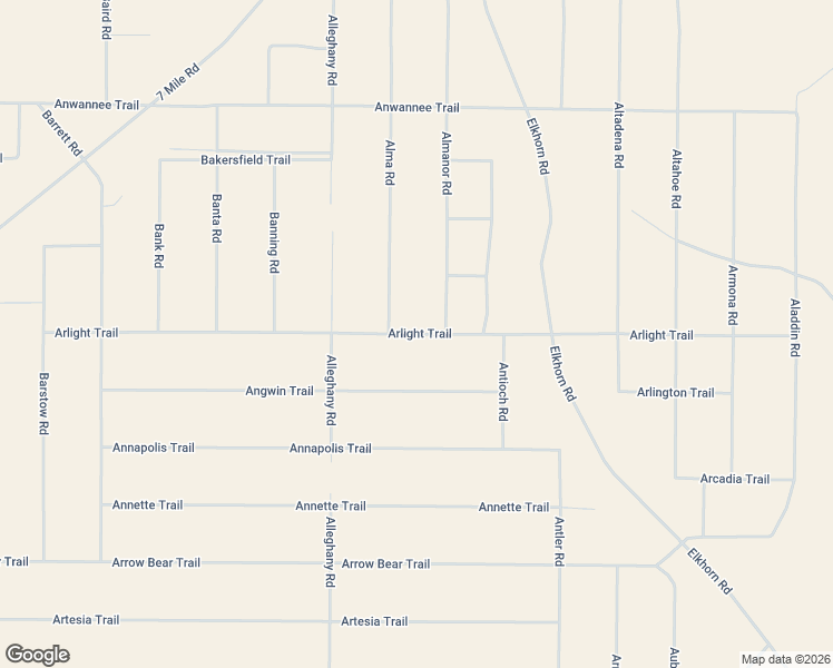 map of restaurants, bars, coffee shops, grocery stores, and more near Arlight Trail in San Luis Obispo County