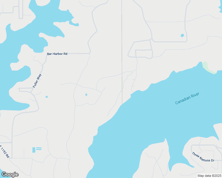 map of restaurants, bars, coffee shops, grocery stores, and more near 118248 South 4217 Road in Eufaula