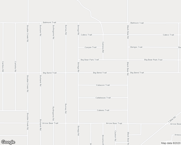 map of restaurants, bars, coffee shops, grocery stores, and more near Big Bend Trail in San Luis Obispo County