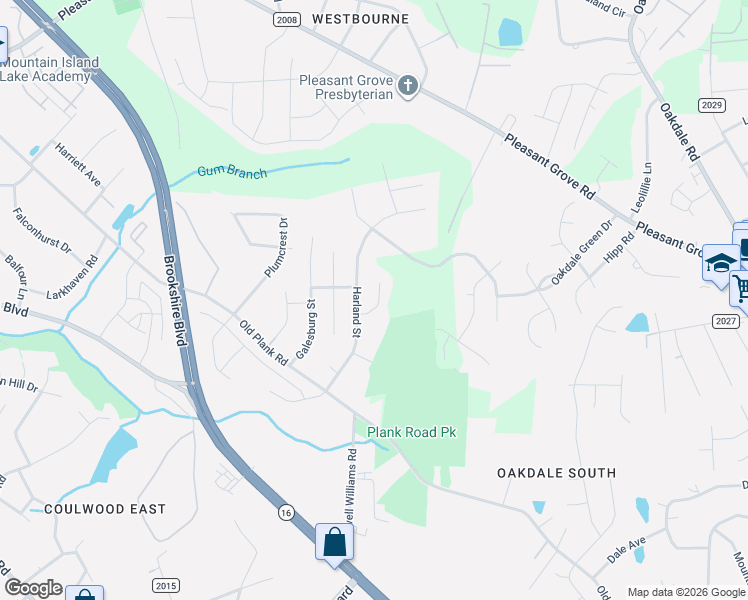 map of restaurants, bars, coffee shops, grocery stores, and more near 7111 Streator Court in Charlotte
