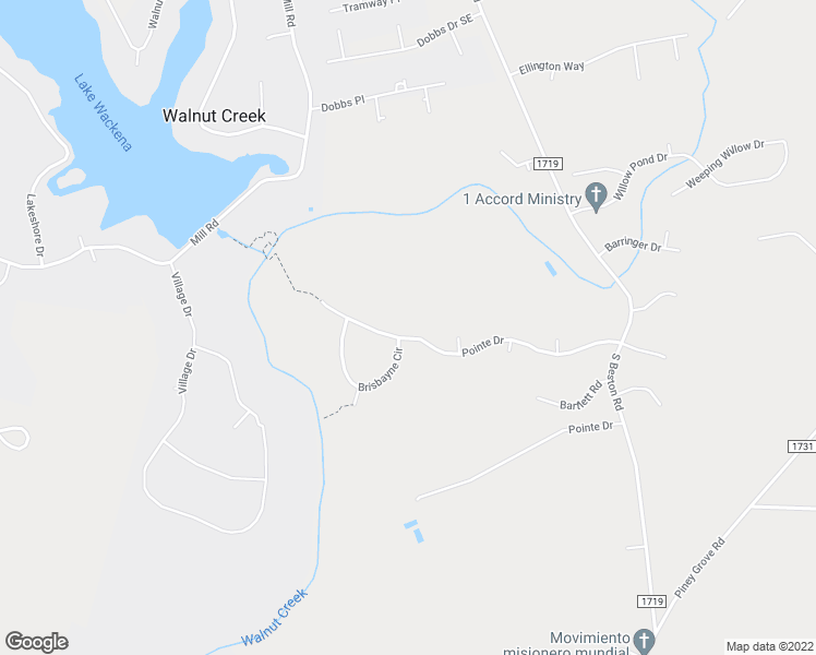 map of restaurants, bars, coffee shops, grocery stores, and more near 409 Pointe Drive in Goldsboro