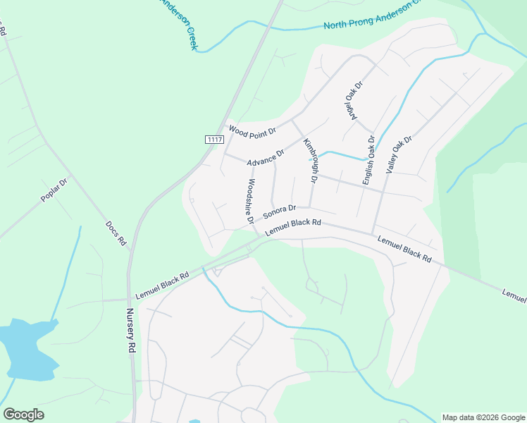 map of restaurants, bars, coffee shops, grocery stores, and more near 41 Sonora Drive in Lillington