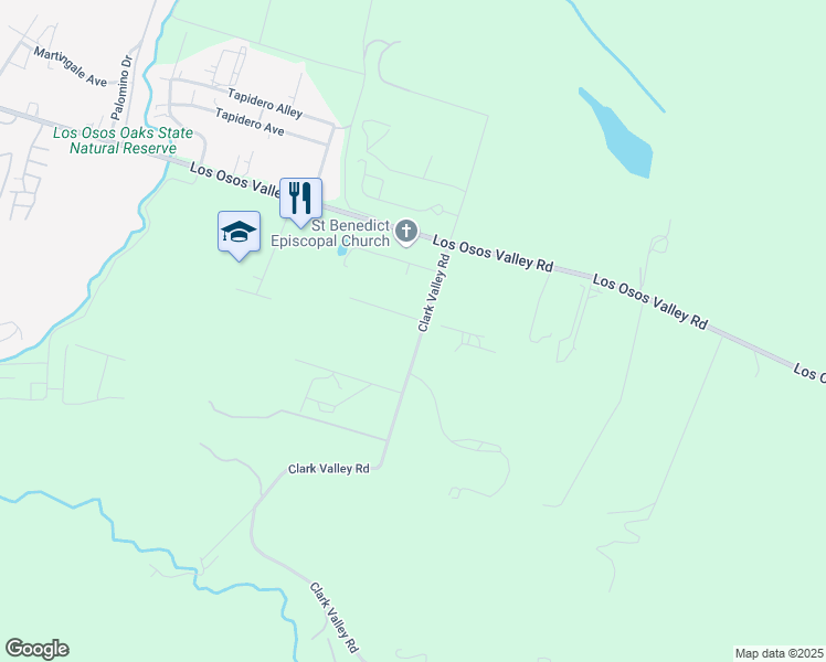 map of restaurants, bars, coffee shops, grocery stores, and more near 2289 Falcon Ridge Lane in Baywood-Los Osos