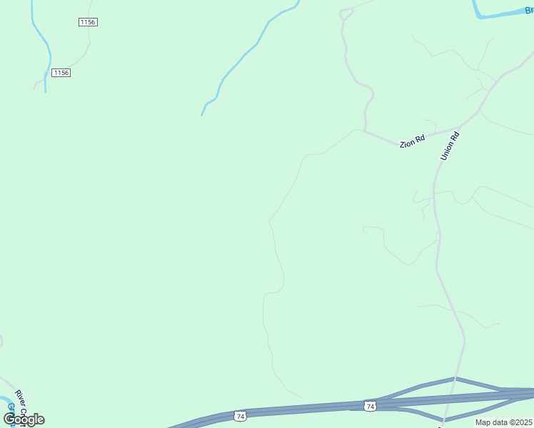 map of restaurants, bars, coffee shops, grocery stores, and more near 387 Zion Road in Rutherfordton