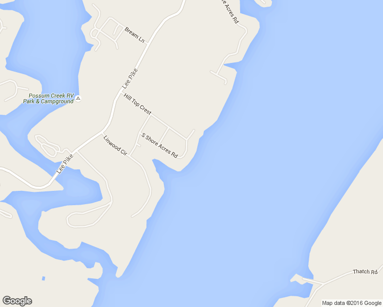 map of restaurants, bars, coffee shops, grocery stores, and more near 2160 South Shore Acres Road in Soddy-Daisy