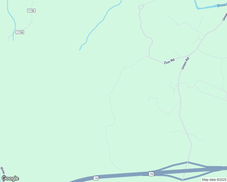map of restaurants, bars, coffee shops, grocery stores, and more near 387 Zion Road in Rutherfordton
