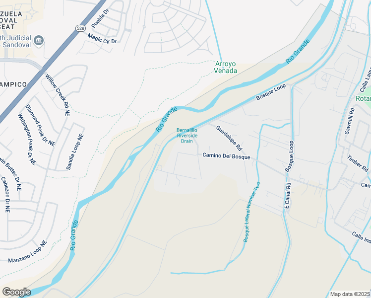 map of restaurants, bars, coffee shops, grocery stores, and more near 71 Grullas En El Bosque in Bernalillo