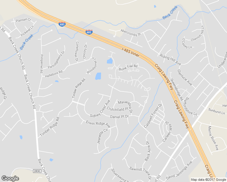 map of restaurants, bars, coffee shops, grocery stores, and more near 11311 Sidney Crest Avenue in Charlotte