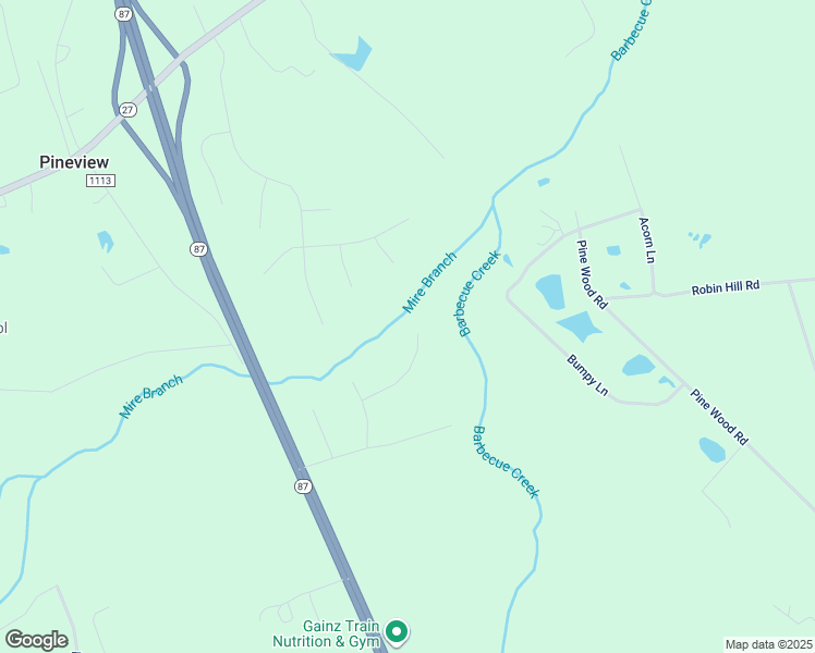 map of restaurants, bars, coffee shops, grocery stores, and more near 165 Beechleaf Court in Cameron
