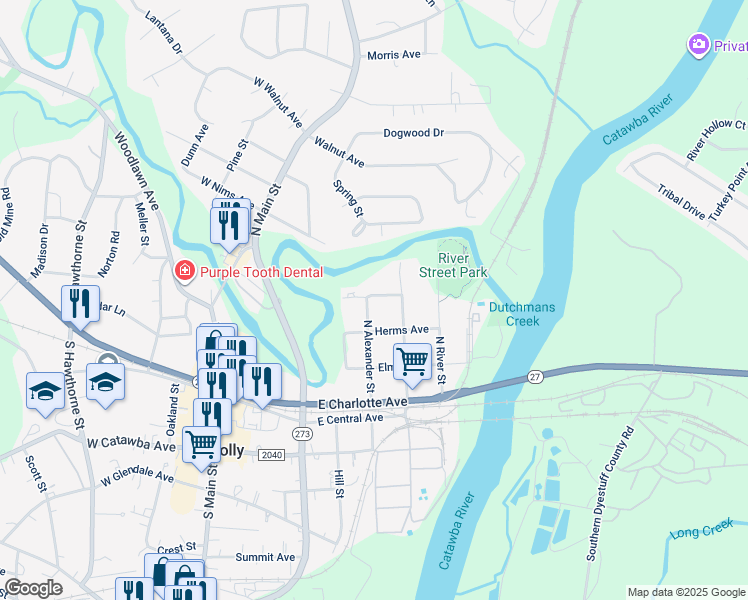 map of restaurants, bars, coffee shops, grocery stores, and more near 516 Dutch Avenue in Mount Holly