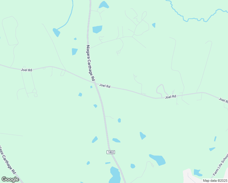 map of restaurants, bars, coffee shops, grocery stores, and more near 1469 Joel Road in Carthage