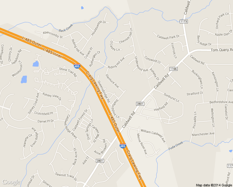 map of restaurants, bars, coffee shops, grocery stores, and more near 3524 Draycott Avenue in Charlotte