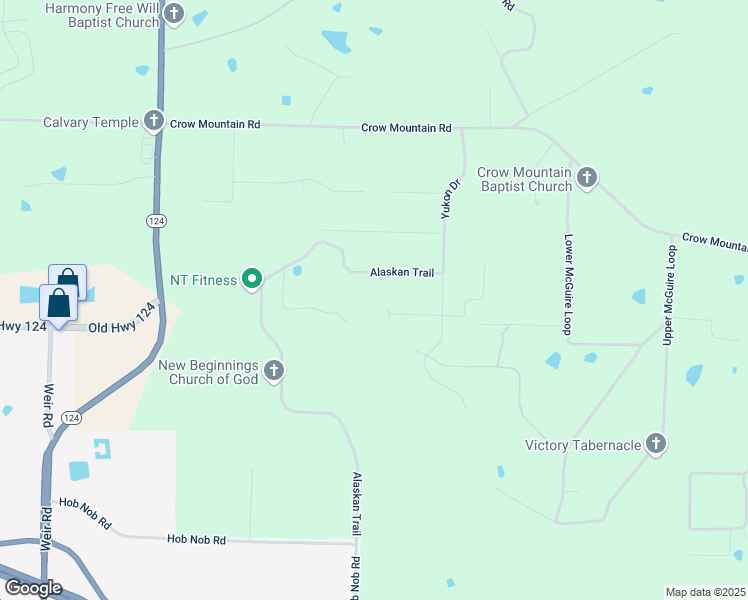 map of restaurants, bars, coffee shops, grocery stores, and more near 118 Scenic Acres Lane West in Russellville