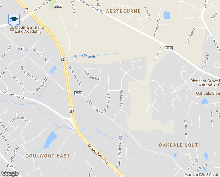 map of restaurants, bars, coffee shops, grocery stores, and more near 1518 Galesburg St in Charlotte