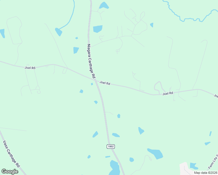 map of restaurants, bars, coffee shops, grocery stores, and more near 1513 Joel Road in Carthage