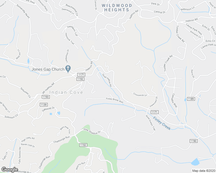 map of restaurants, bars, coffee shops, grocery stores, and more near 102 Quail Hollow Road in Hendersonville