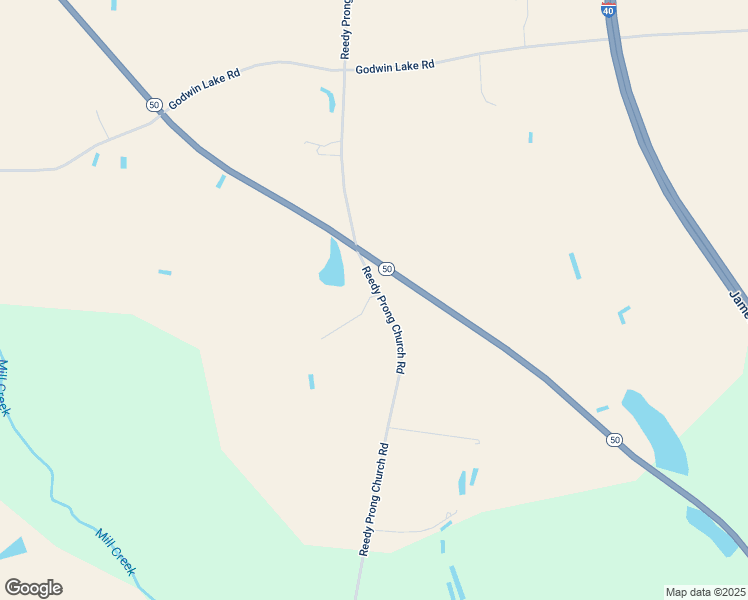 map of restaurants, bars, coffee shops, grocery stores, and more near 1080 Reedy Prong Church Road in Newton Grove