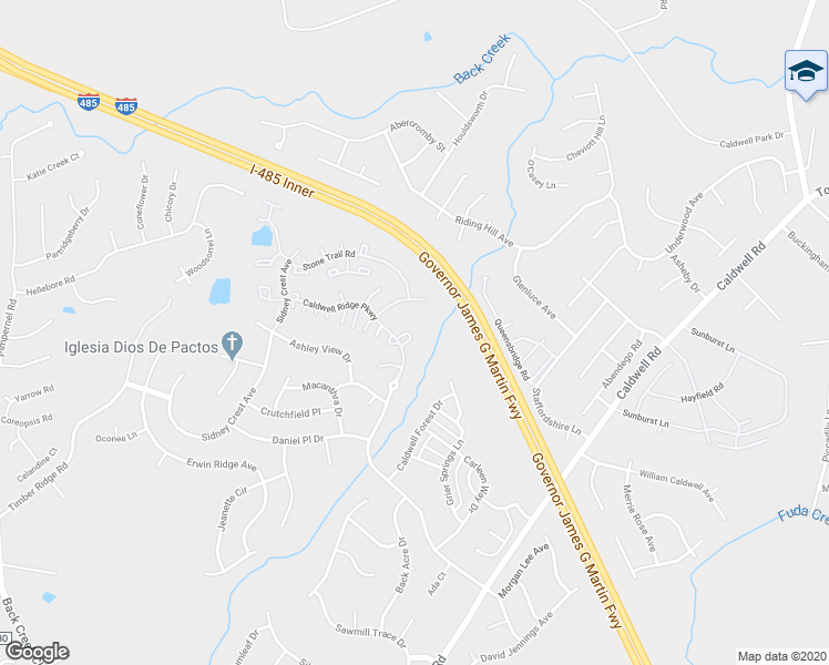 map of restaurants, bars, coffee shops, grocery stores, and more near 10539 Prairie Ridge Lane in Charlotte