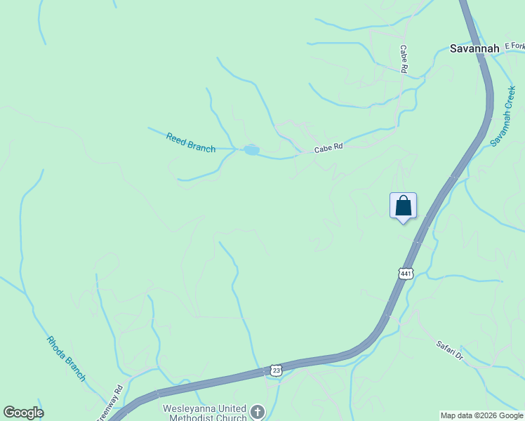 map of restaurants, bars, coffee shops, grocery stores, and more near 136 Lacy Fern Ridge in Sylva