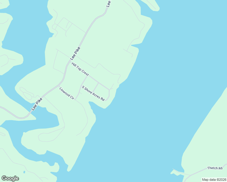 map of restaurants, bars, coffee shops, grocery stores, and more near 2160 South Shore Acres Road in Soddy-Daisy