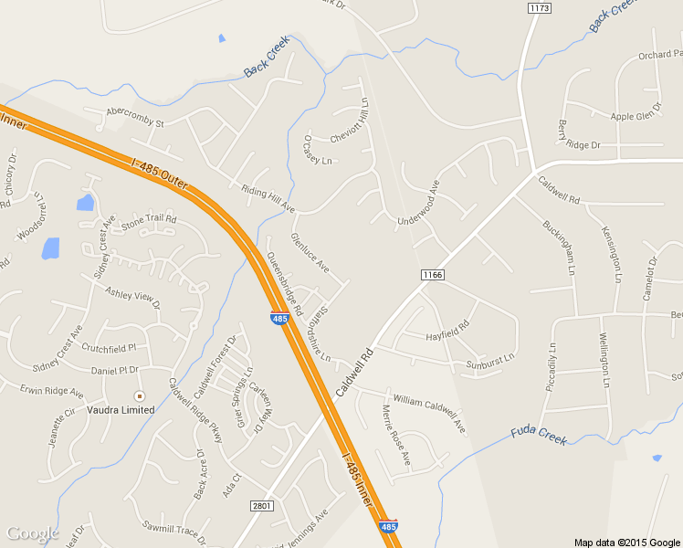 map of restaurants, bars, coffee shops, grocery stores, and more near 4415 Staffordshire Lane in Charlotte