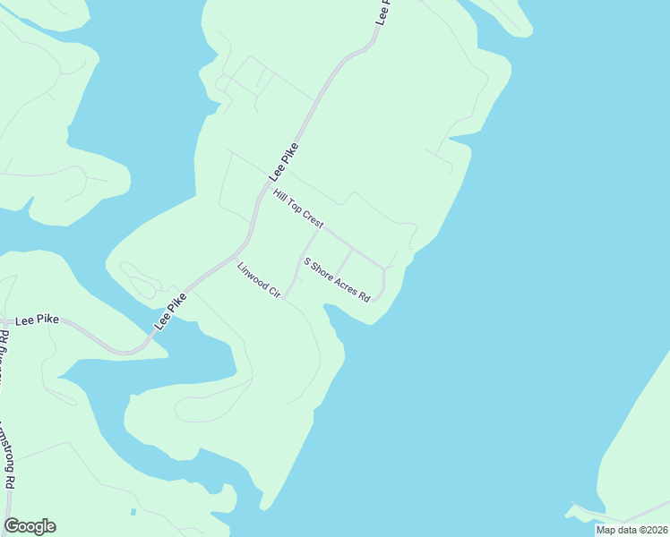 map of restaurants, bars, coffee shops, grocery stores, and more near 2134 South Shore Acres Road in Soddy-Daisy