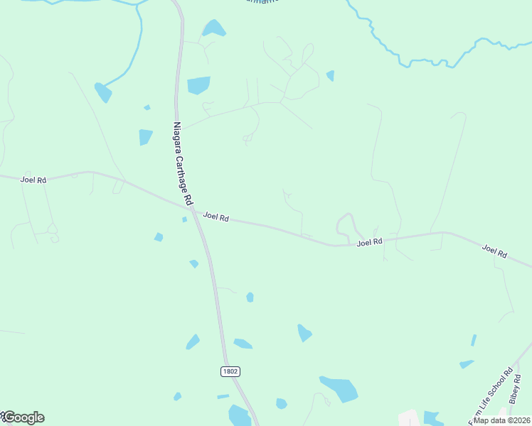 map of restaurants, bars, coffee shops, grocery stores, and more near 1429 Joel Road in Carthage