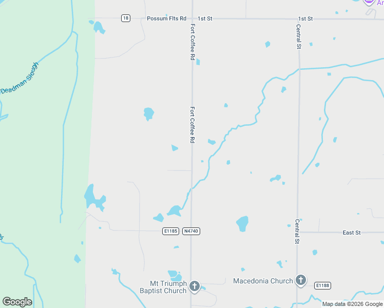 map of restaurants, bars, coffee shops, grocery stores, and more near 15229 Fort Coffee Road in Spiro