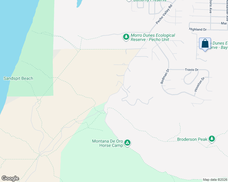 map of restaurants, bars, coffee shops, grocery stores, and more near 2728 Nokomis Court in San Luis Obispo County
