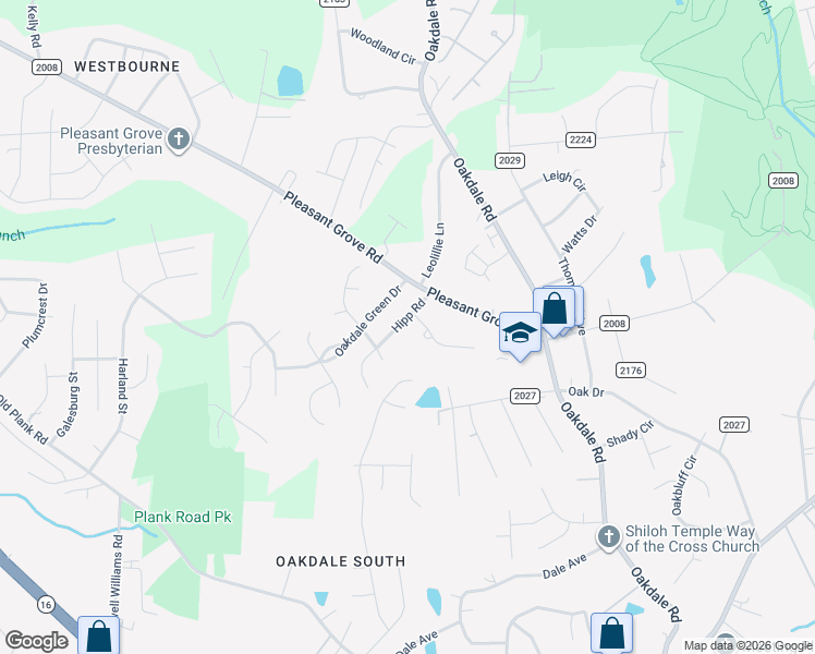 map of restaurants, bars, coffee shops, grocery stores, and more near in Charlotte