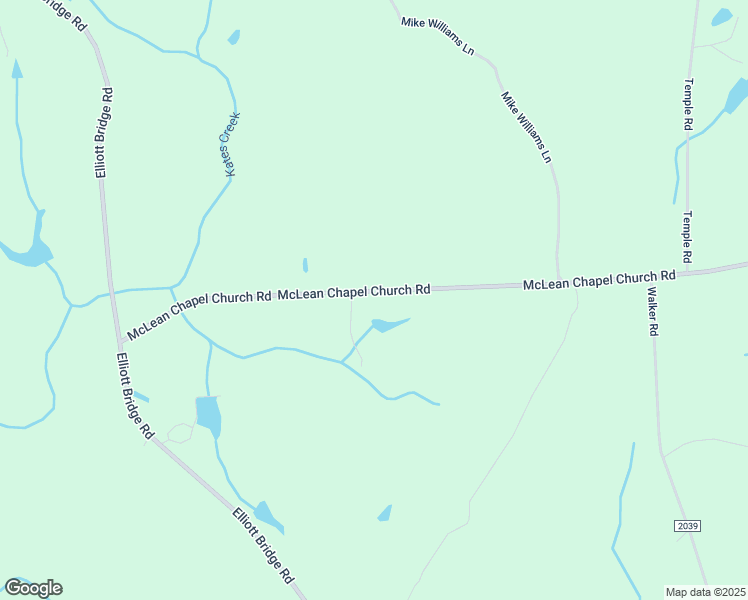 map of restaurants, bars, coffee shops, grocery stores, and more near 5065 McLean Chapel Church Road in Bunnlevel