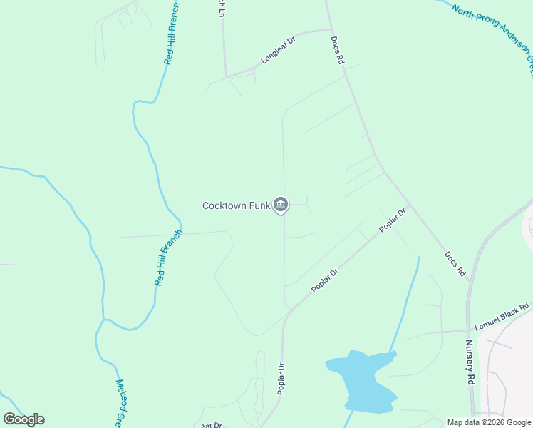 map of restaurants, bars, coffee shops, grocery stores, and more near 546 Colonial Hills Drive in Lillington