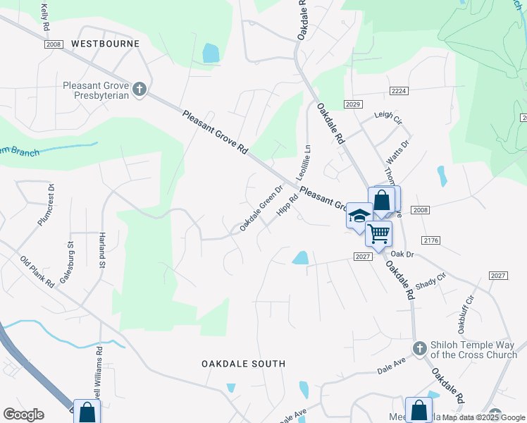 1706 Oakdale Green Drive, Charlotte NC Walk Score