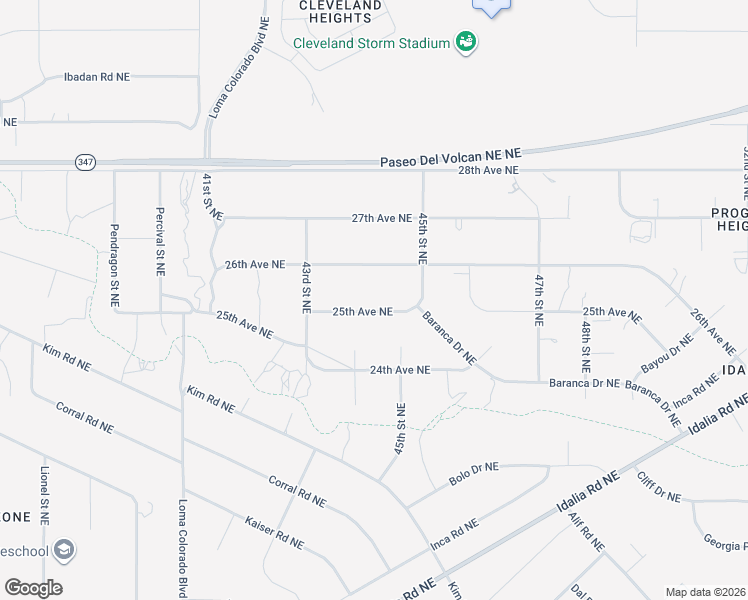map of restaurants, bars, coffee shops, grocery stores, and more near 709 San Juan De Rio Drive Southeast in Rio Rancho