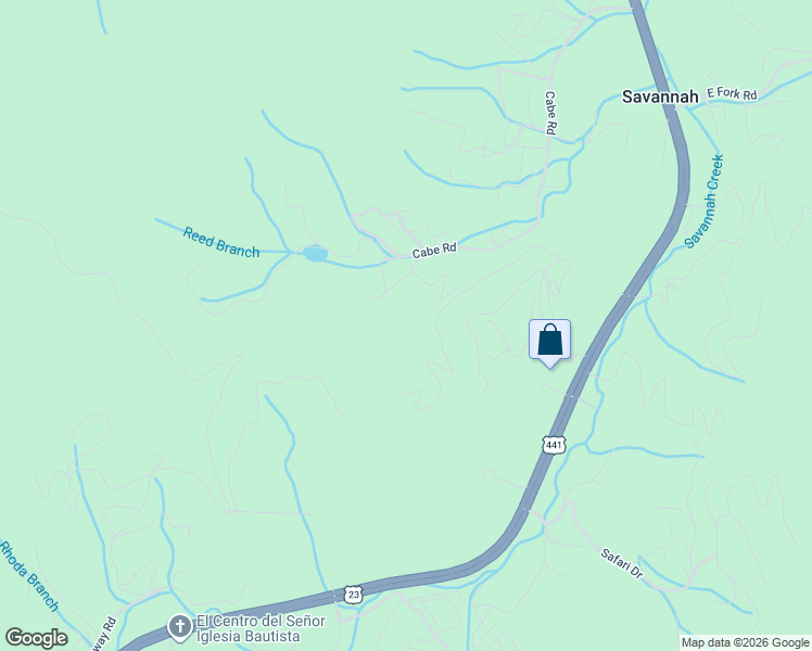 map of restaurants, bars, coffee shops, grocery stores, and more near 41 Lacy Fern Ridge in Sylva