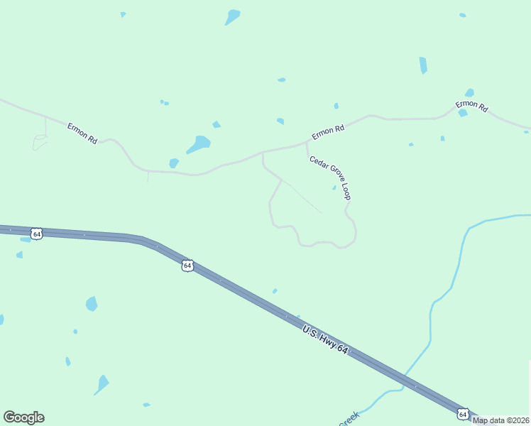 map of restaurants, bars, coffee shops, grocery stores, and more near 825 Cedar Grove Loop in Bolivar