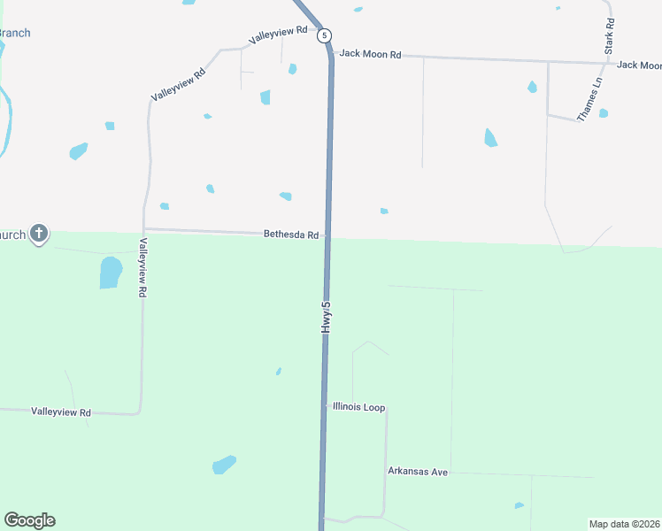 map of restaurants, bars, coffee shops, grocery stores, and more near 780-794 Arkansas 5 in Rose Bud