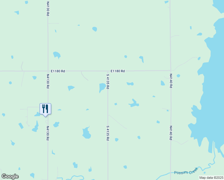 map of restaurants, bars, coffee shops, grocery stores, and more near 118147 South 4135 Road in Eufaula